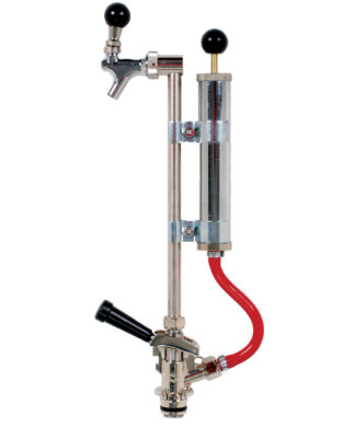 752U Deluxe Picnic Pump with 8" Pump, Metal Rod and Chrome Faucet - "U" System
