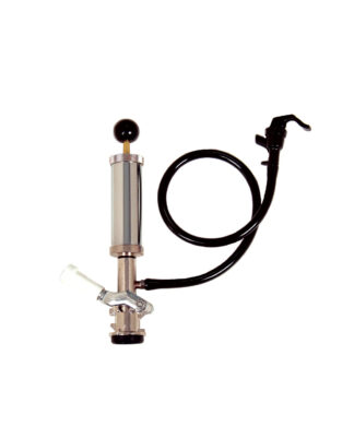 768A-1 Lever Handle Picnic Pump with 4" Pump and White Handle - "D" System