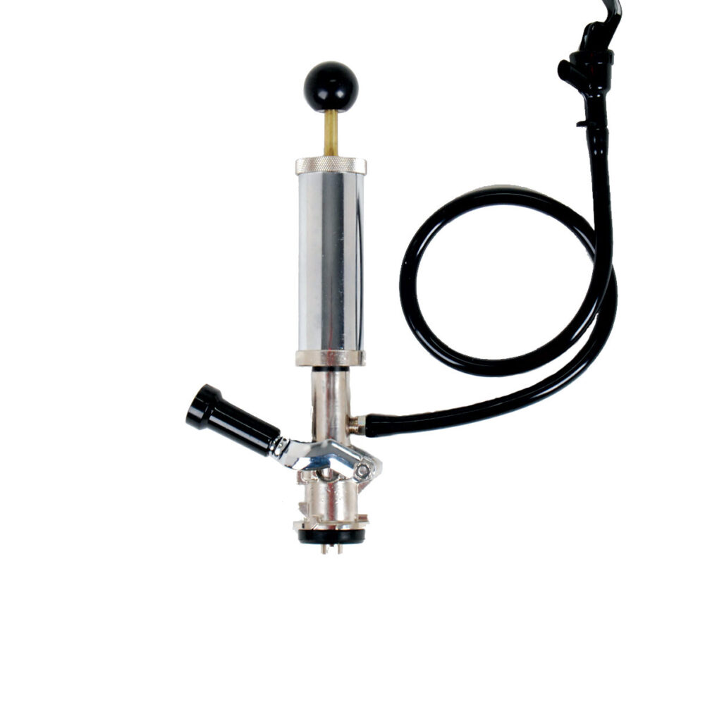768AE-1 Lever Handle Picnic Pump with 4" Pump and Black Handle - "S" System