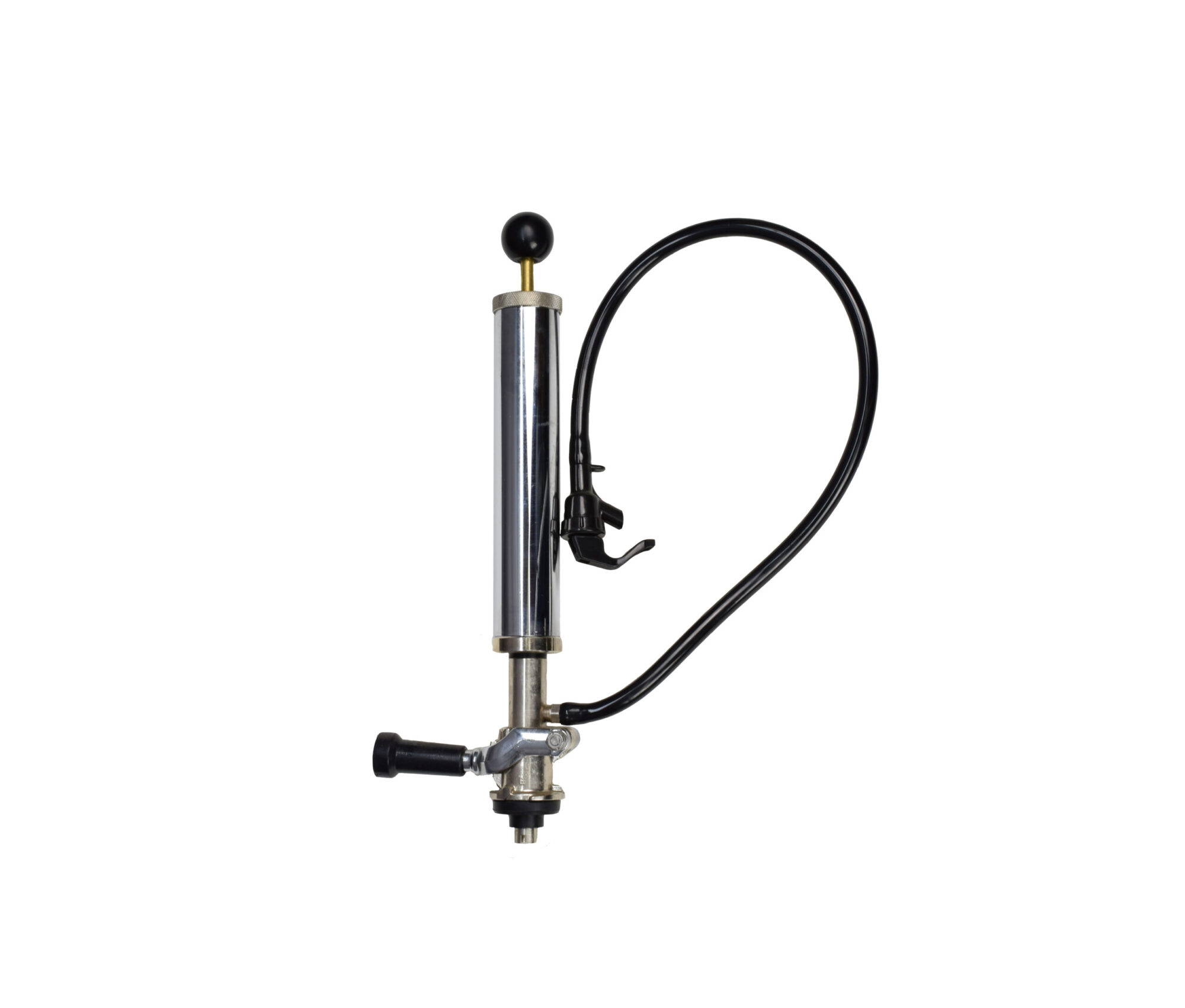 768E-1 Lever Handle Picnic Pump with 8" Pump and Black Handle - "S" System