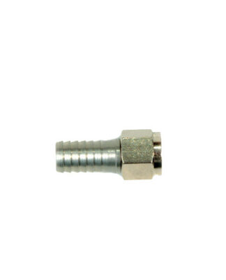 935N Stainless Steel 1/4" Hose Barb with 1/4" Flare Nut