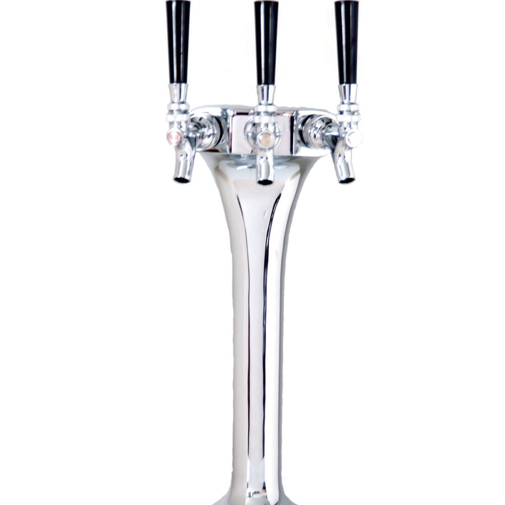 950C-3SSW Three Faucet Wine Tower - All Stainless Steel Contact