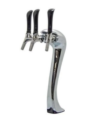951G-3C Three Faucet Tower with Glycol Loop - Made with SS Screw in Shanks