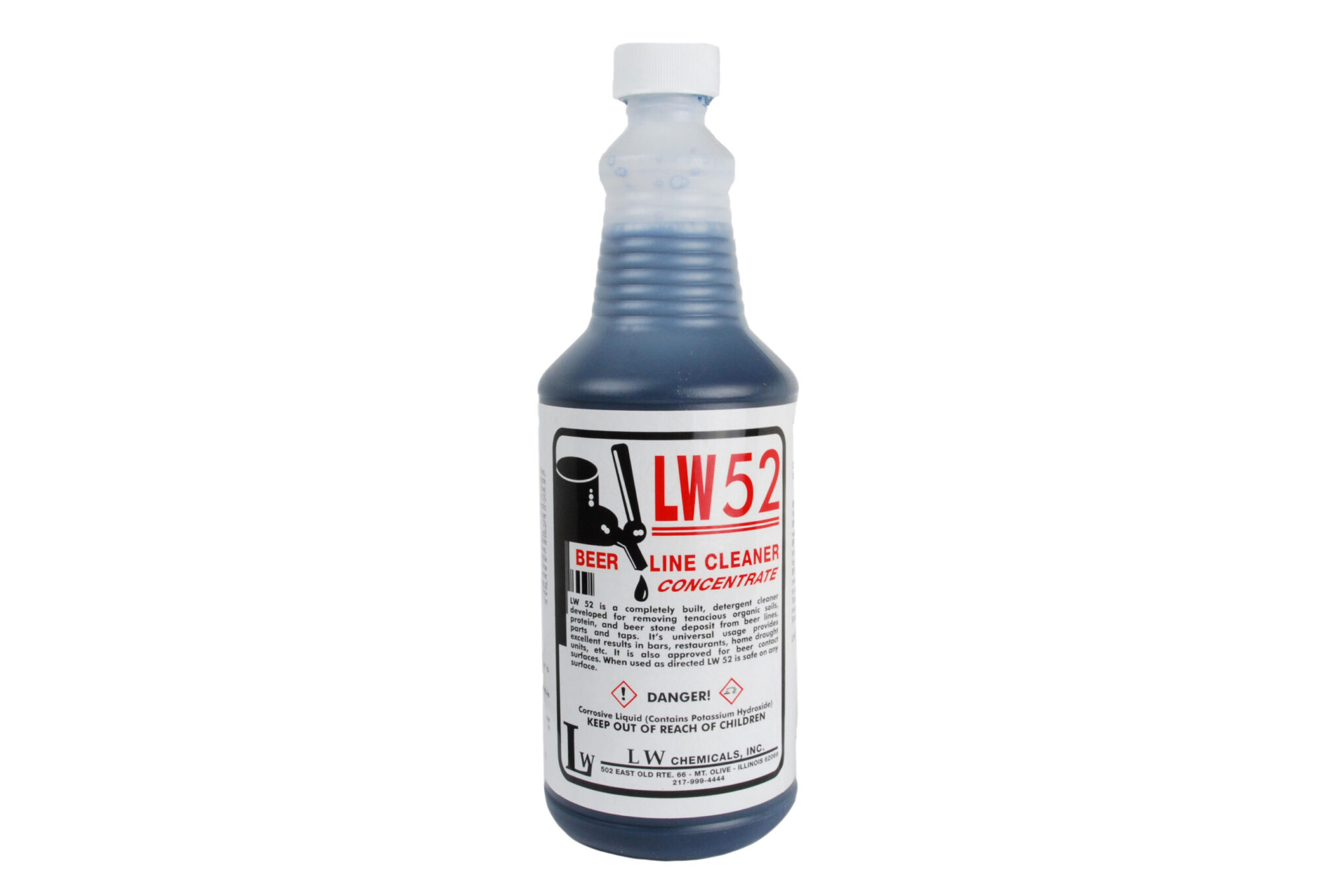 AB052 Concentrated Beer Line Cleaner - LW Chemical - 5oz/Gal = 2%