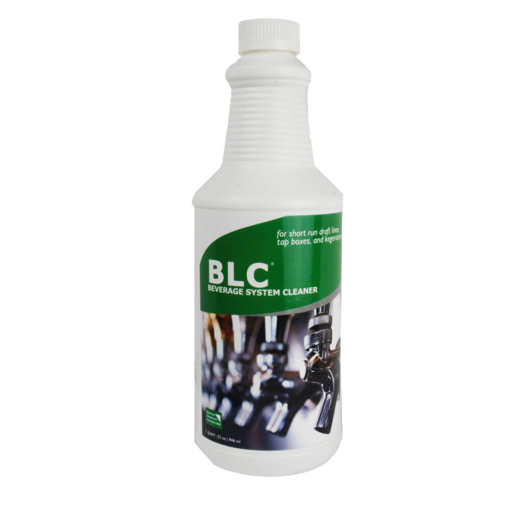 BLC Concentrated Liquid Cleaner for Beer Lines, Faucets and Couplers - National Chemical - 32 oz