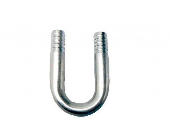 KU-SM-1.5 Stainless Steel U Bend - 3/8" Barbs and 1 1/8" On Center