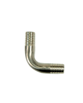 S29-66 Stainless Steel Elbow - 3/8" Barbs
