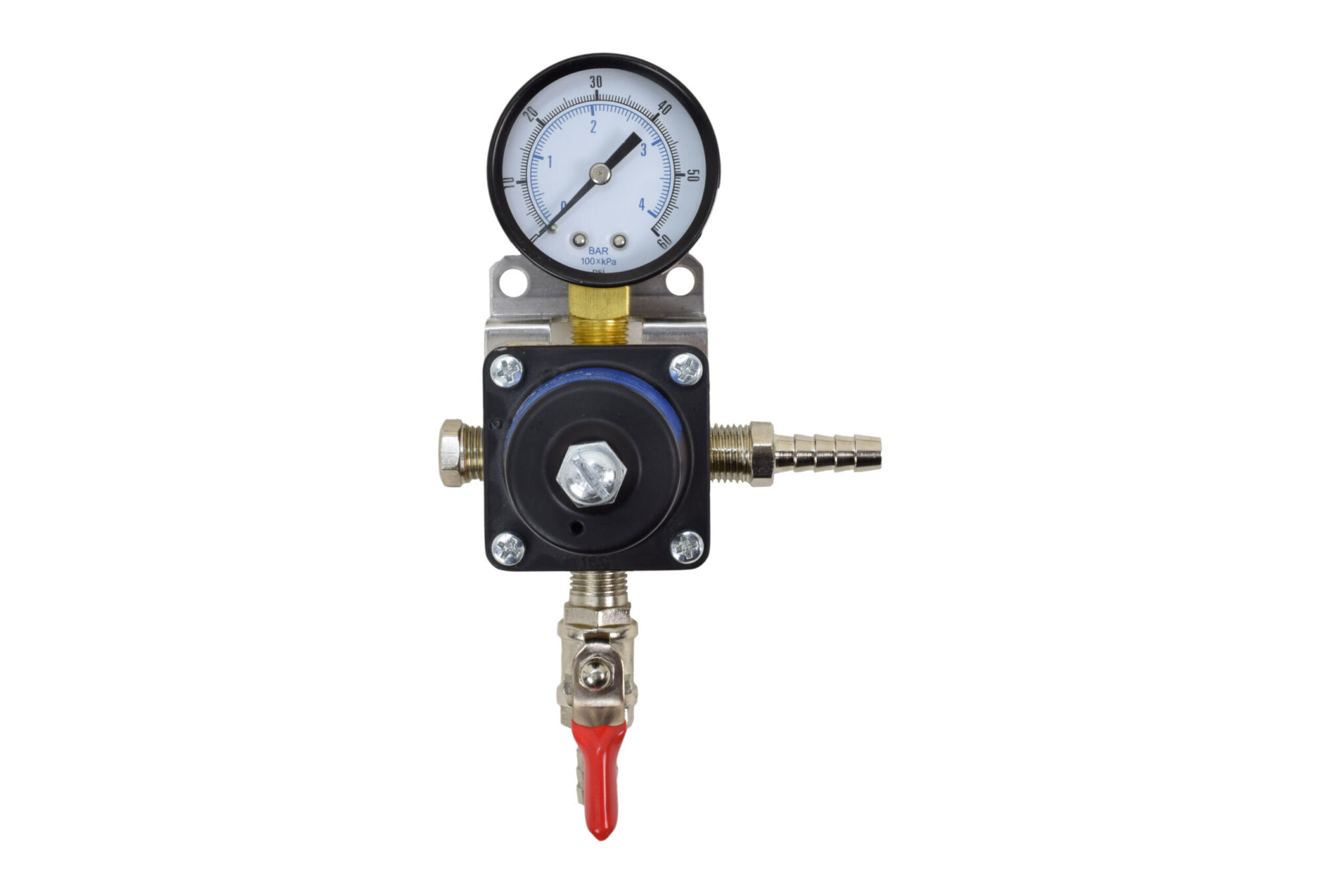701N Cornelius Secondary Regulator No Safety - With 5/16" Barb and 5/16" Shutoff