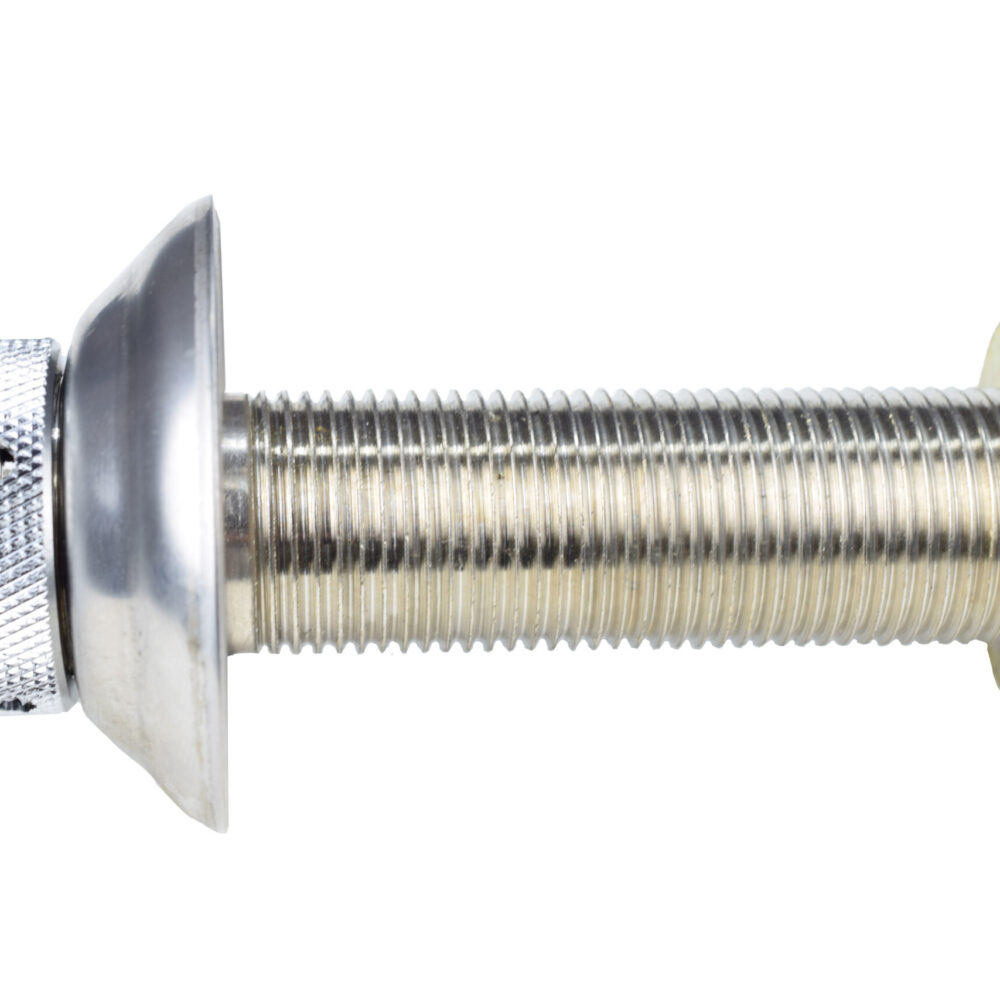 1334CF-5 Plated Shank with Stainless Steel Flange - 1/4" Bore - 4 1/8" Long - 5/16" Recess