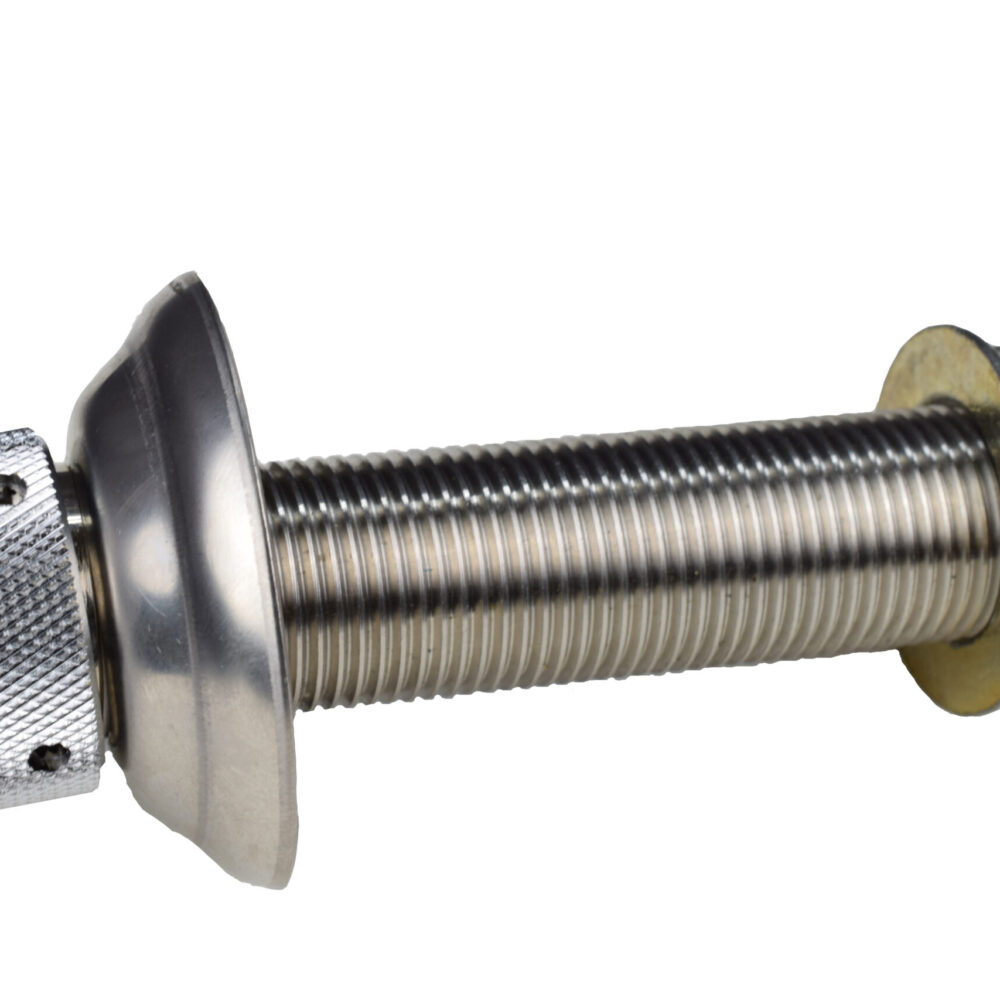 1334CFX-5 Stainless Steel Shank with Stainless Steel Flange - 1/4" Bore - 4 1/8" Long - 5/16" Recess for S/S Coil