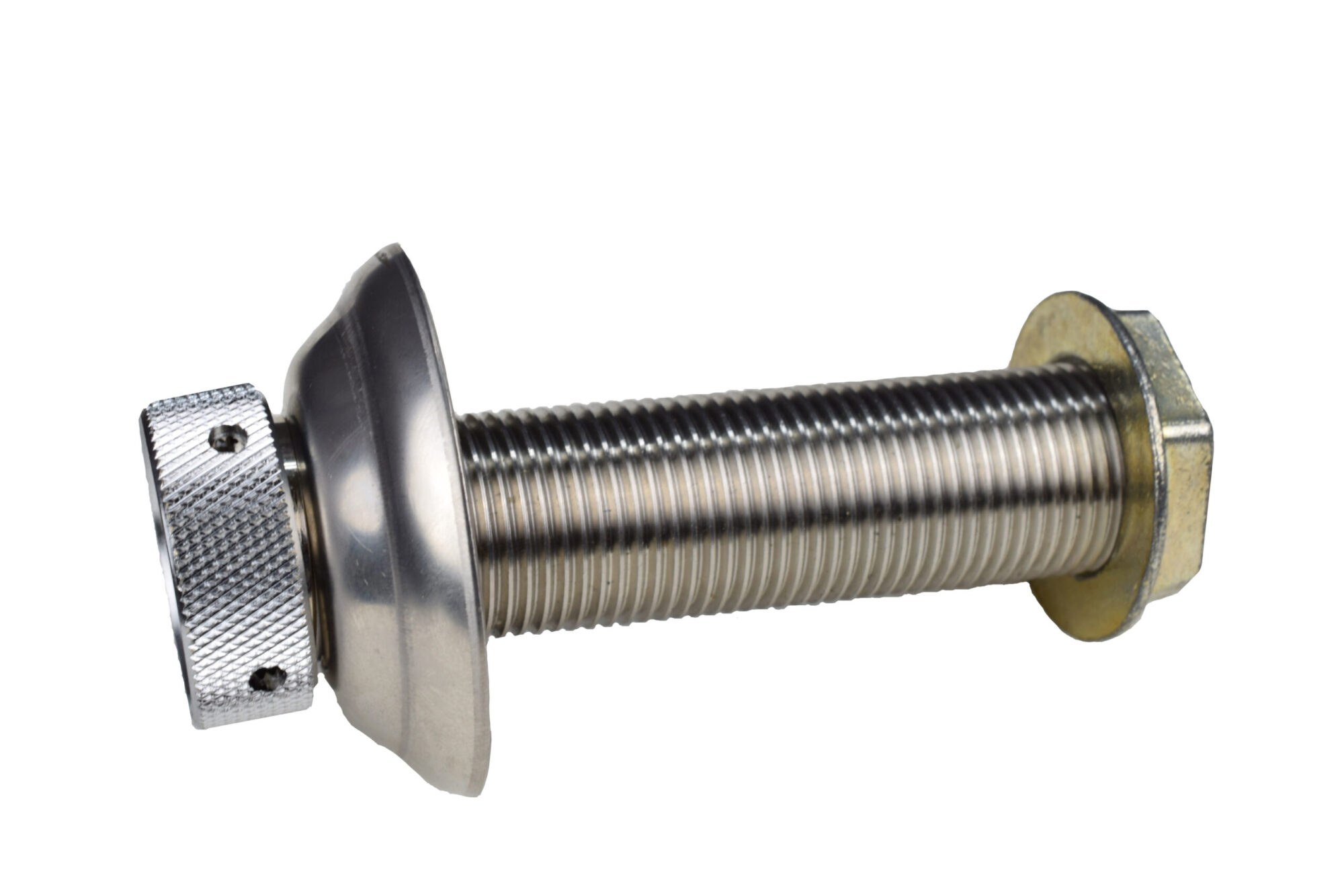 1334CFX-5 Stainless Steel Shank with Stainless Steel Flange - 1/4" Bore - 4 1/8" Long - 5/16" Recess for S/S Coil