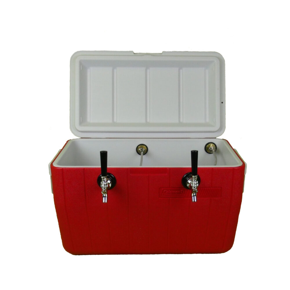 811-SS Two Product 48qt Cooler with 50' Coils - All SS Contacts