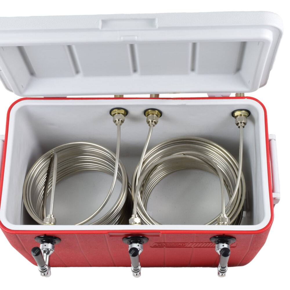 811T-SS Three Product Coil Box with 3 x 50' Coils - All SS Contacts
