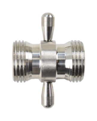252S Duplex Coupling - Male Beer Thread X Male Beer Thread - 304 Stainless