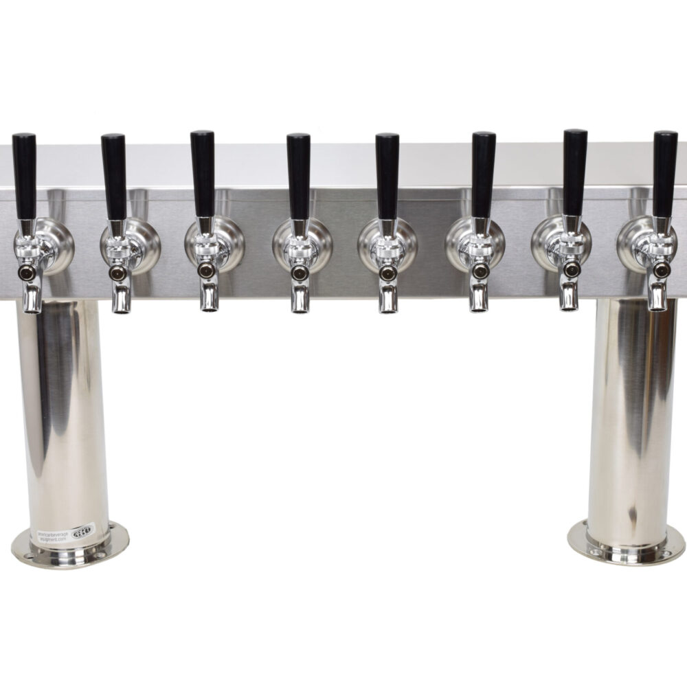 759R-10C Ten Faucet Pass Through Tower with 3" Bases - NSF - Specify On Center Spacing