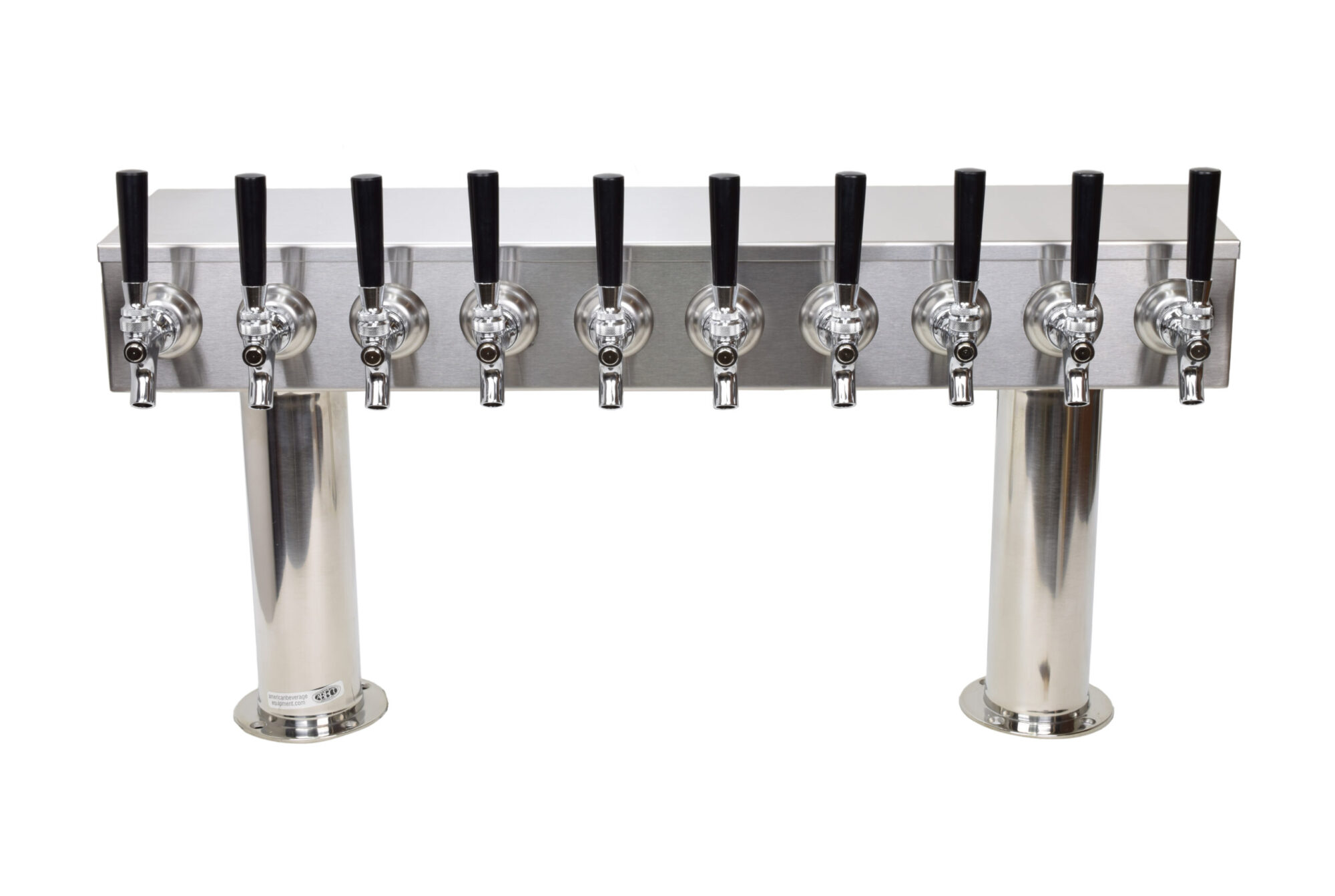 759R-10C Ten Faucet Pass Through Tower with 3" Bases - NSF - Specify On Center Spacing