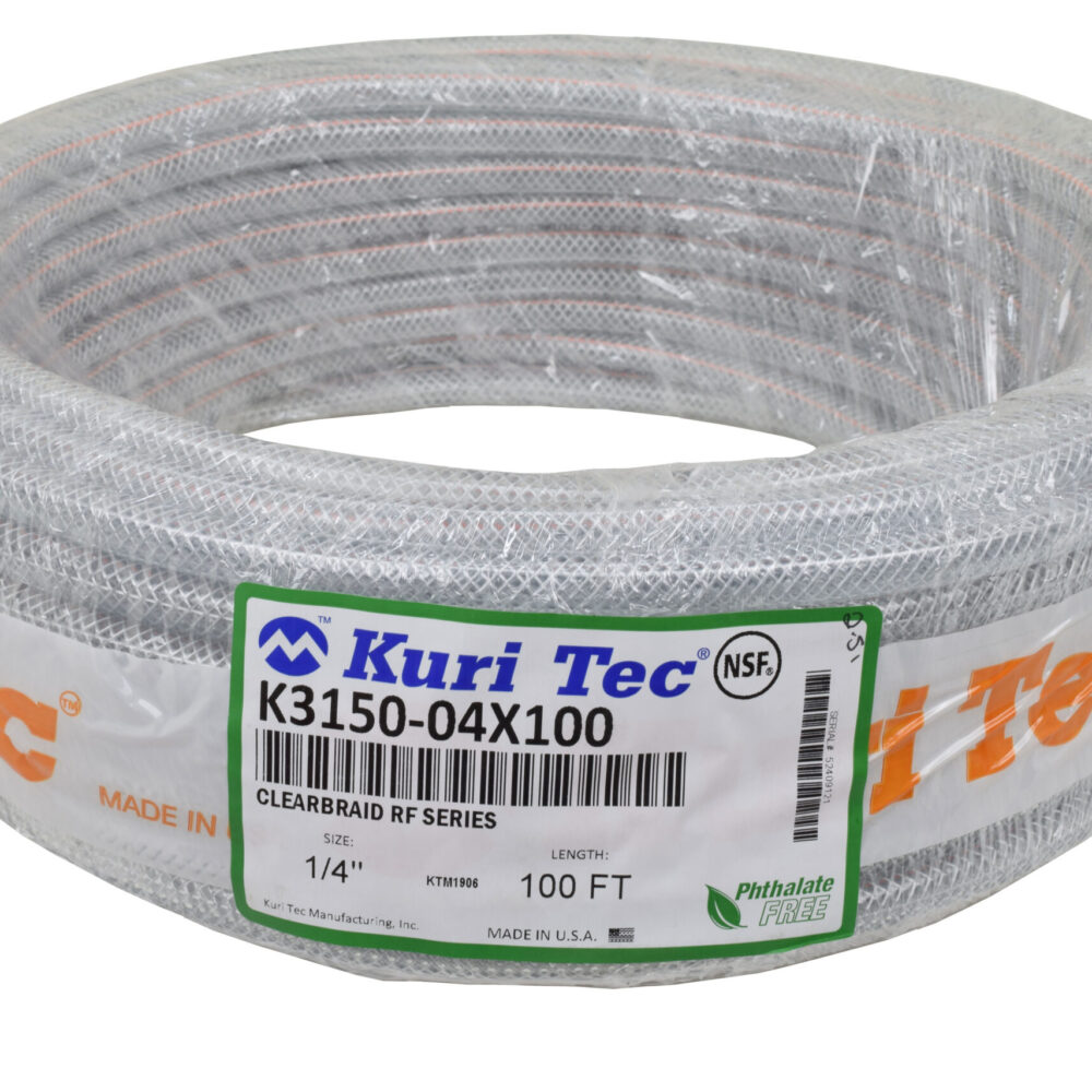 933FLEX Accuflex Clearbraid Offers an Ultra Flexible, Kink Resistant Braided Line for Tight Bends and Easy Installation - 1/4" ID