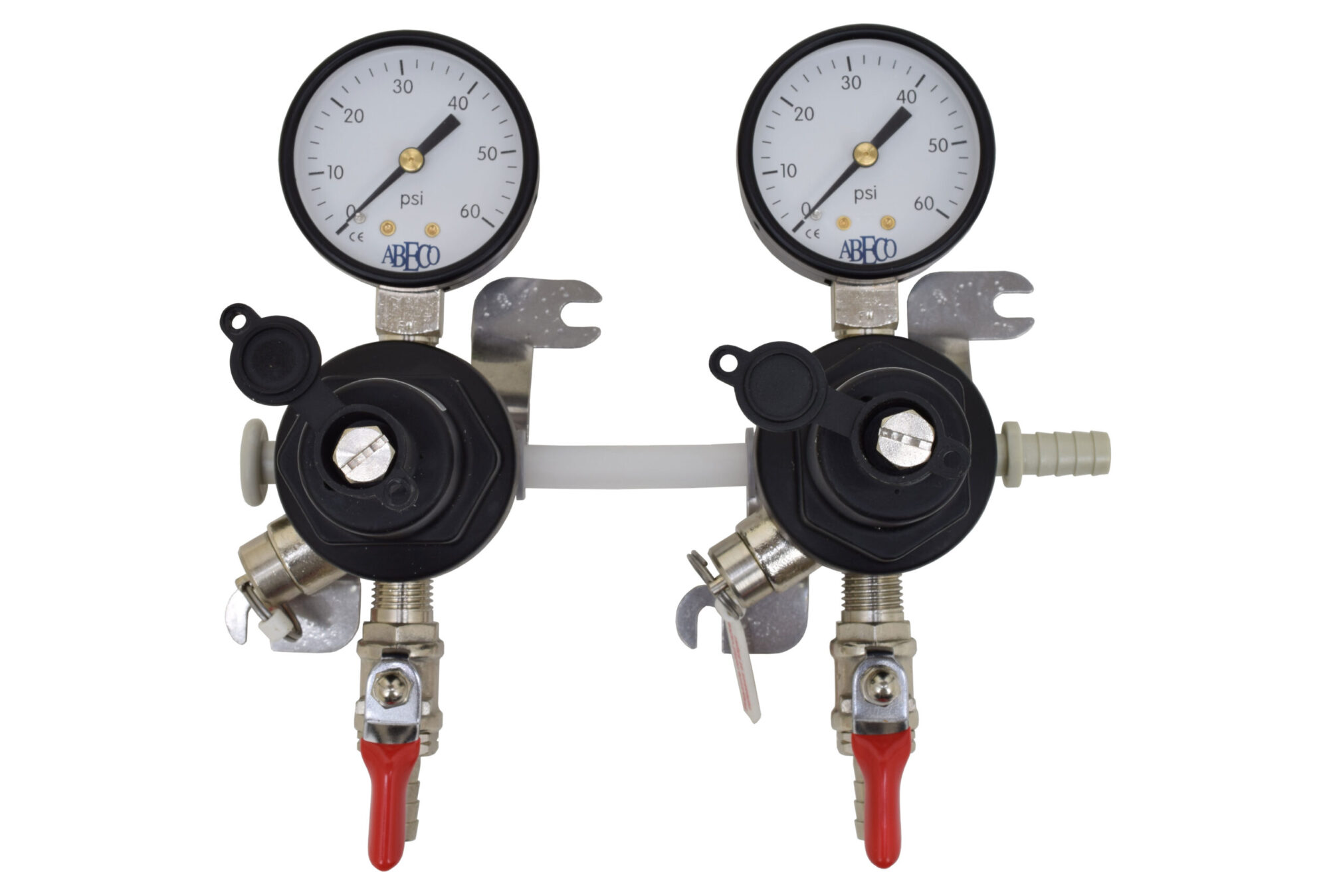 2702 Two TecFlo Secondary Regulator With Your Choice of Push In Fittings and 3/8" OD Poly Union