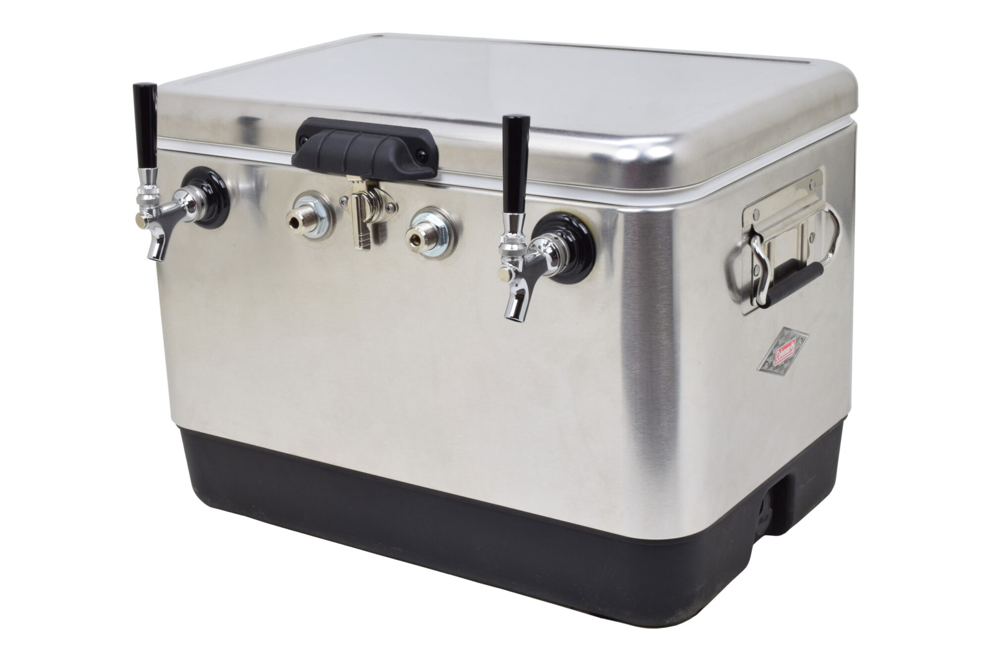811M-FSS Two Product 54qt S/S Cooler with 50' Coils - Bartender Style